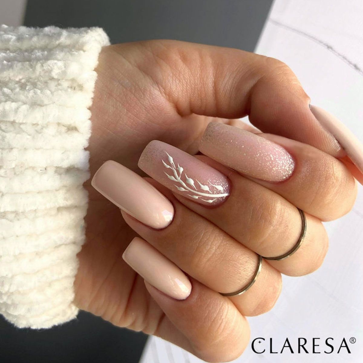 Claresa Lakier Żelowy UV LED 5ml Dusty Rose 1