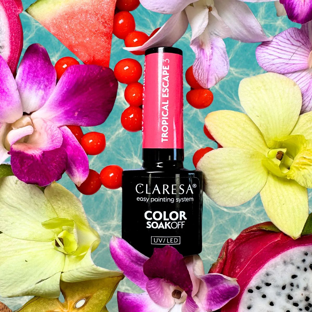 Claresa Lakier żelowy UV LED 5ml Tropical Escape 3