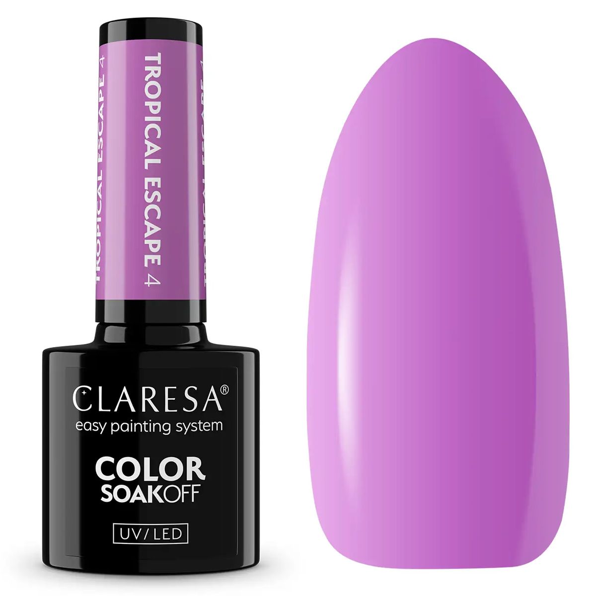 Claresa Lakier Żelowy UV LED 5ml Tropical Escape 4