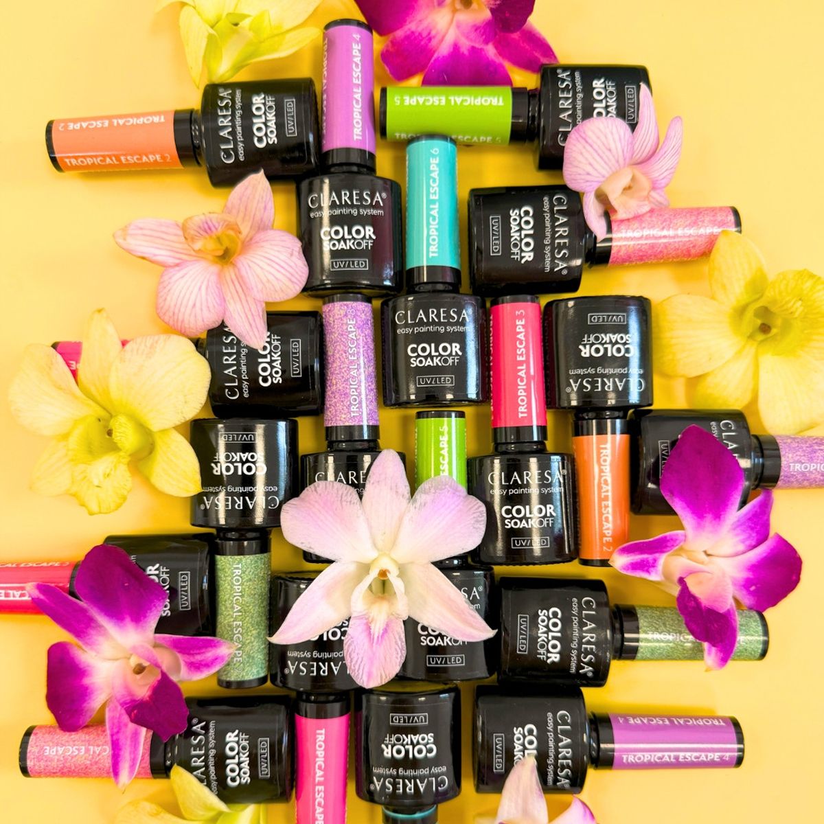 Claresa Lakier Żelowy UV LED 5ml Tropical Escape 7