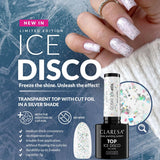 Claresa top Coat No Wipe Ice Disco 5ml