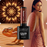 Claresa Lakier Żelowy UV LED 5ml Color Alchemy - Illusion Gold
