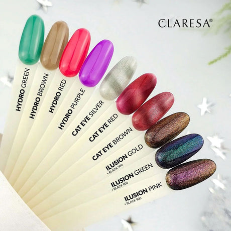 Claresa Lakier Żelowy UV LED 5ml Color Alchemy - Illusion Gold