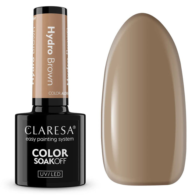 Claresa lakier hybrydowy uv led 5ml color alchemy - hydrobrąz