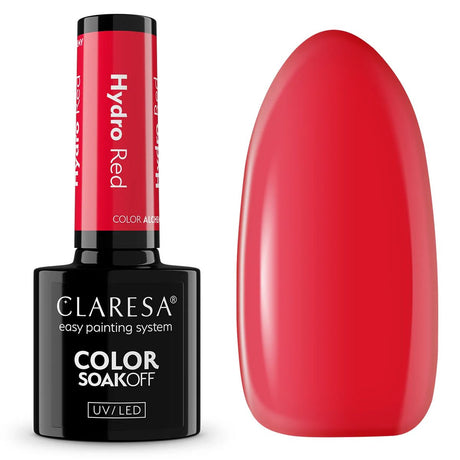 Claresa lakier hybrydowy uv led 5ml color alchemy - hydro czerwony