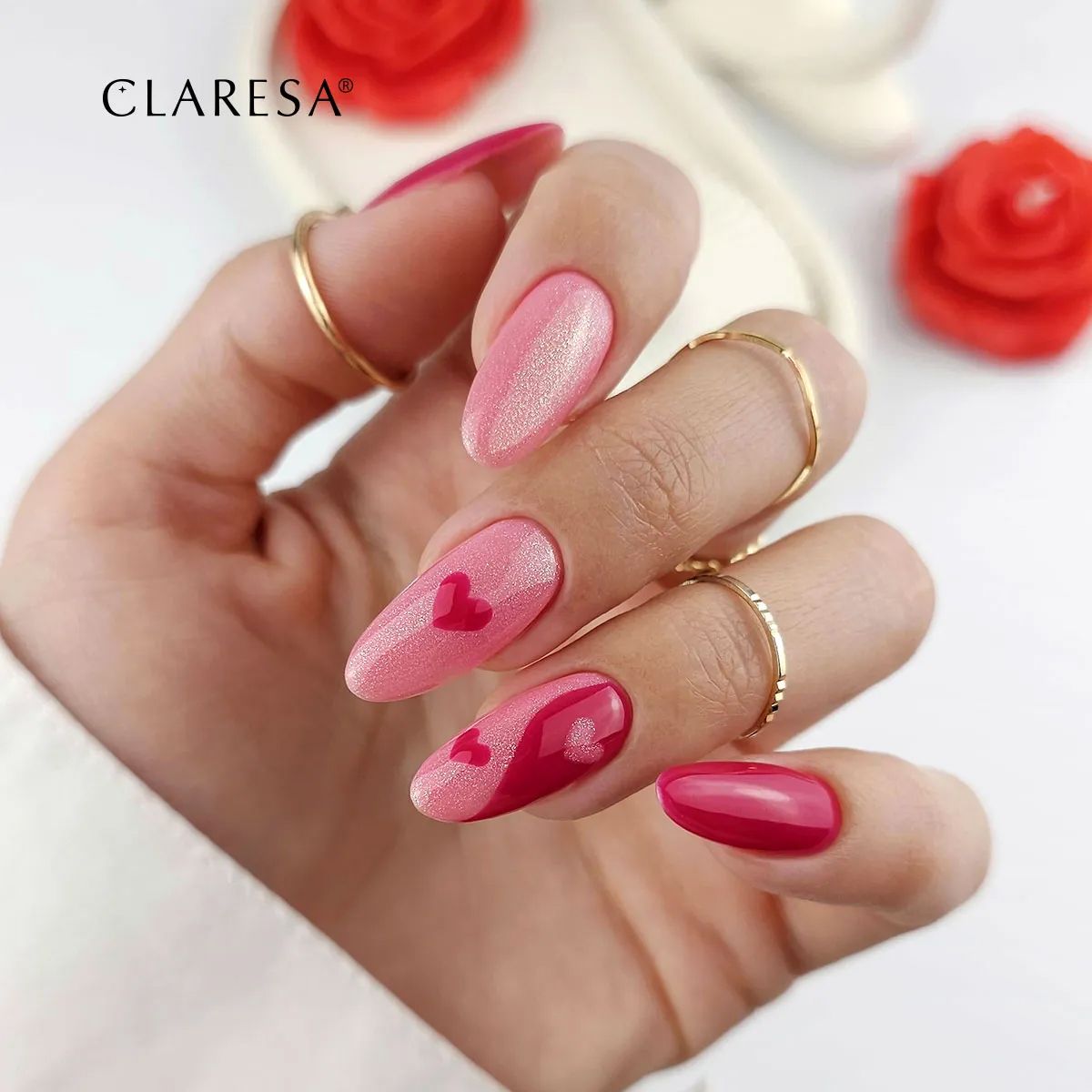 Claresa lakier hybrydowy uv led 5ml la la love 2