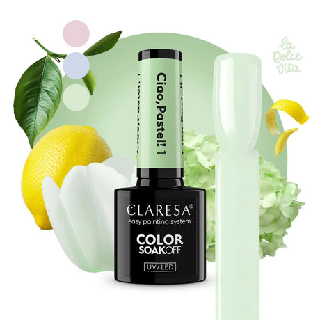 Claresa Lakier Żelowy UV LED 5ml Ciao Pastel 1