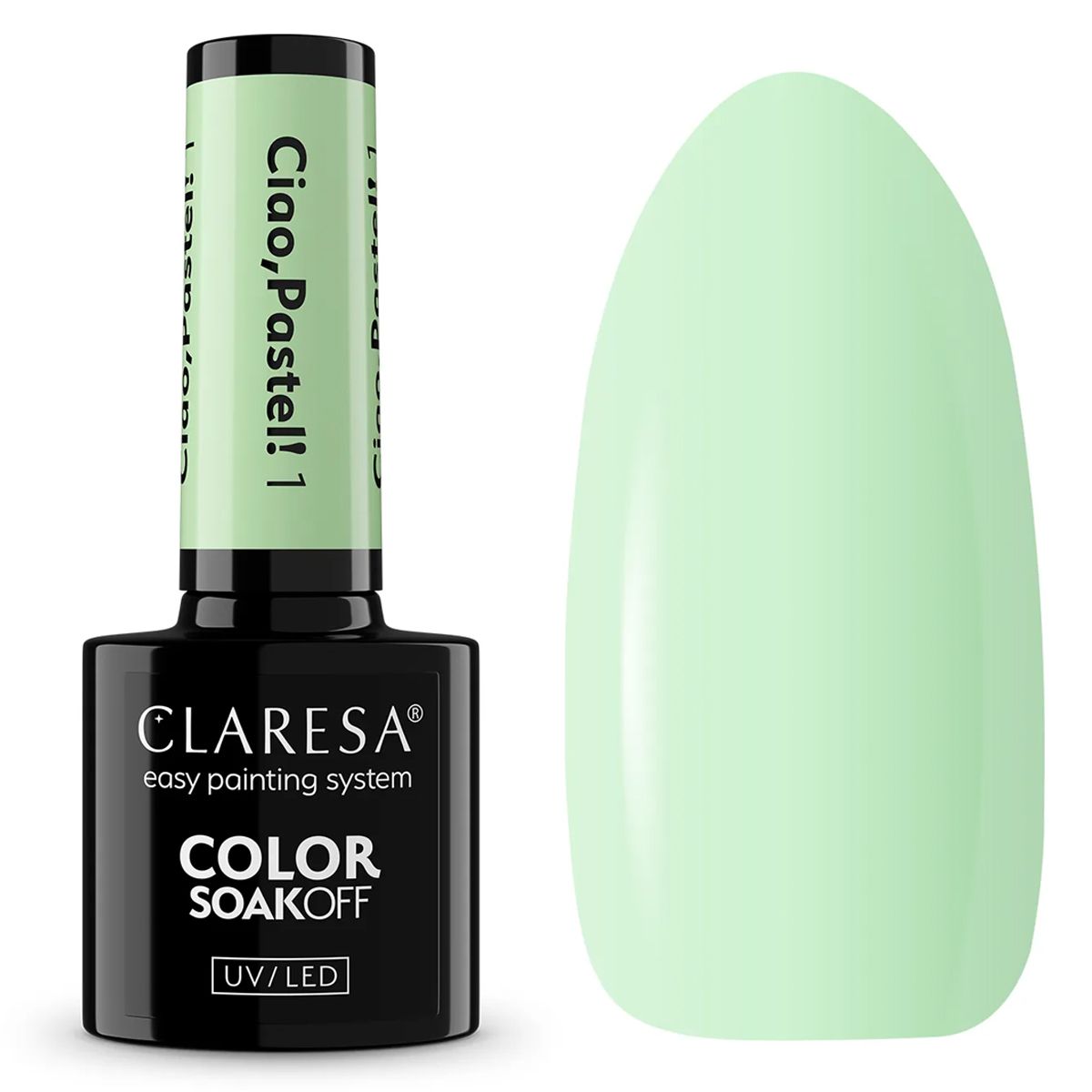 Claresa Lakier Żelowy UV LED 5ml Ciao Pastel 1