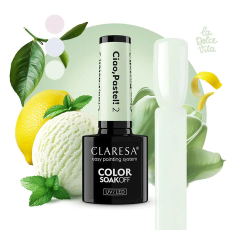 Claresa Lakier Żelowy UV LED 5ml Ciao Pastel 2