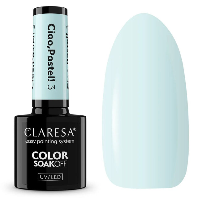 Claresa Lakier Żelowy UV LED 5ml Ciao Pastel 3