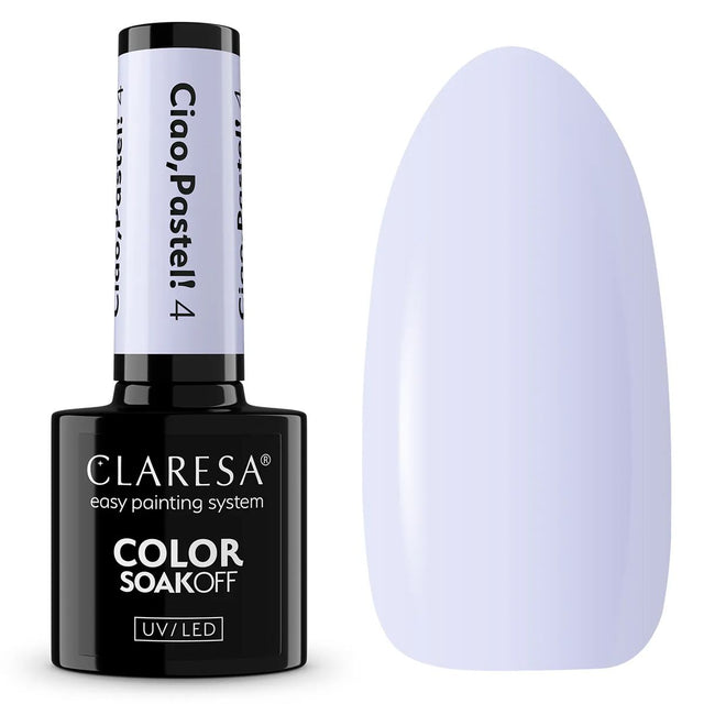 Claresa Lakier Żelowy UV LED 5ml Ciao Pastel 4