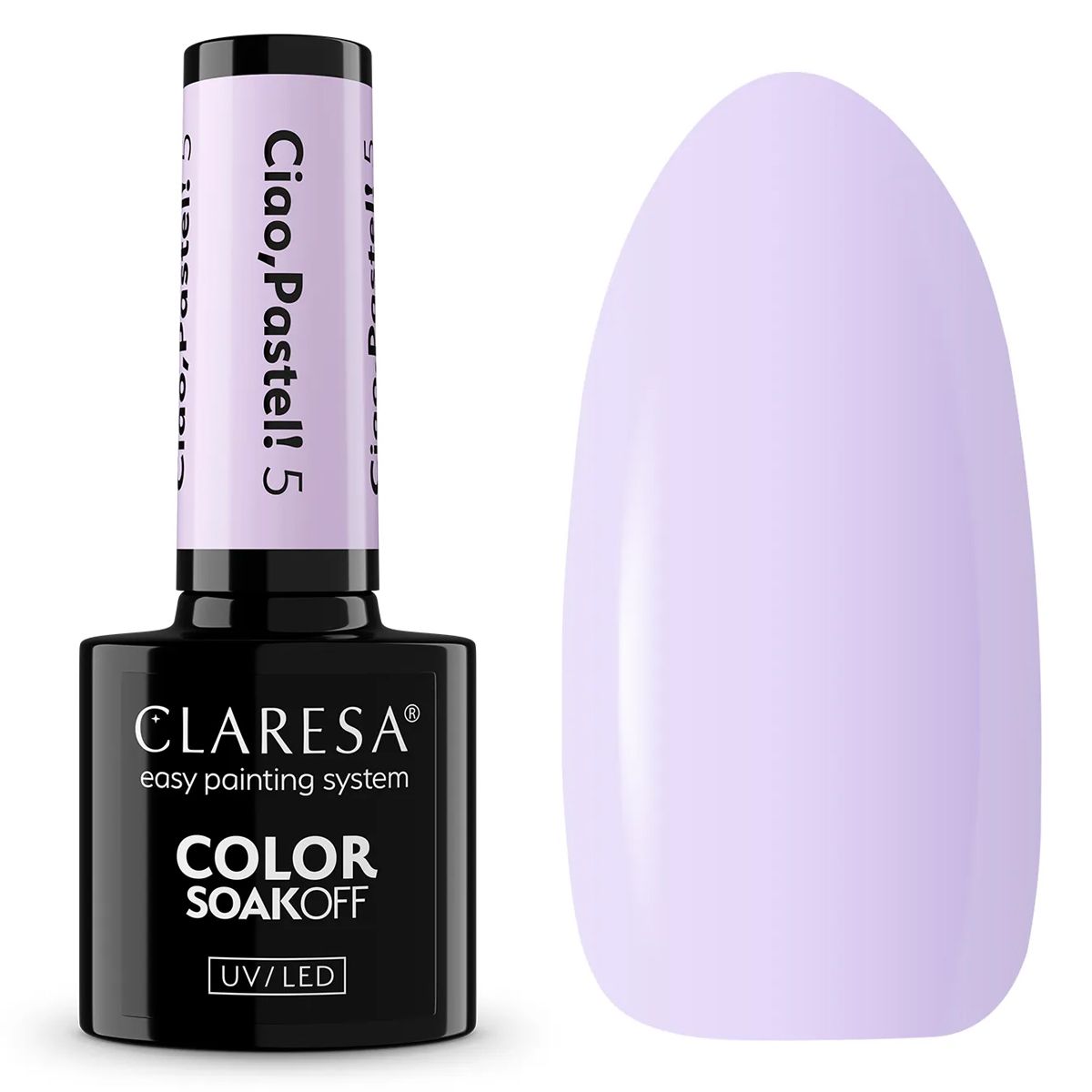 Claresa Lakier Żelowy UV LED 5ml Ciao Pastel 5