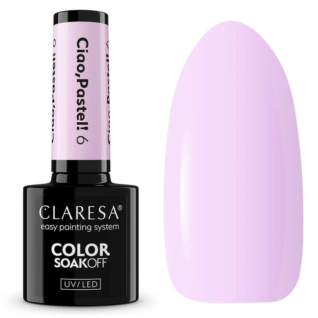 Claresa Lakier Żelowy UV LED 5ml Ciao Pastel 6