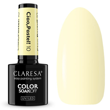 Claresa Lakier Żelowy UV LED 5ml Ciao Pastel 10