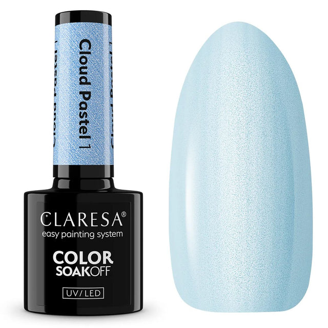 Claresa Lakier Żelowy UV LED 5ml Chmurny Pastel 1