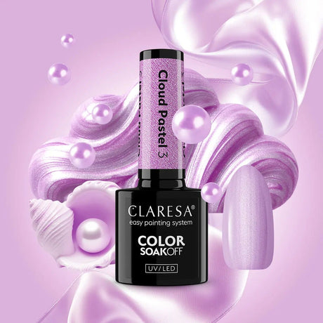 Claresa Lakier Żelowy UV LED 5ml Chmura Pastel 3