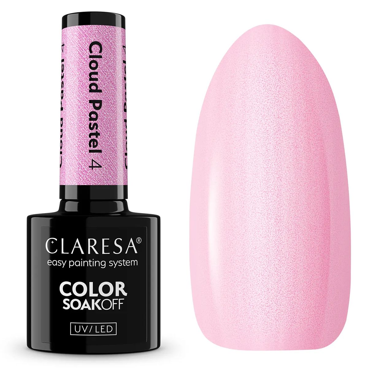 Claresa Lakier Żelowy UV LED 5ml Chmura Pastel 4