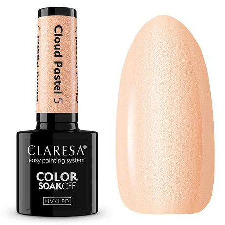 Claresa Lakier Żelowy UV LED 5ml Chmura Pastel 5