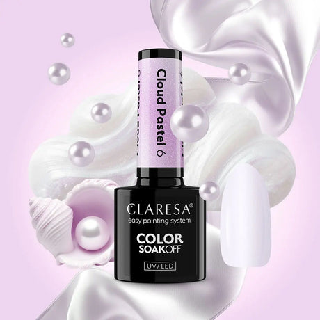 Claresa Lakier Żelowy UV LED 5ml Chmura Pastel 6