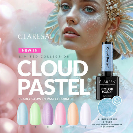 Claresa Lakier Żelowy UV LED 5ml Chmura Pastel 6