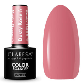 Claresa Lakier Żelowy UV LED 5ml Dusty Rose 6