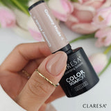 Claresa lakier hybrydowy uv led 5ml nude blask - gummy nude 4