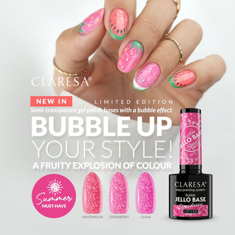 Claresa Bubble Jello Podkład truskawkowy 5ml