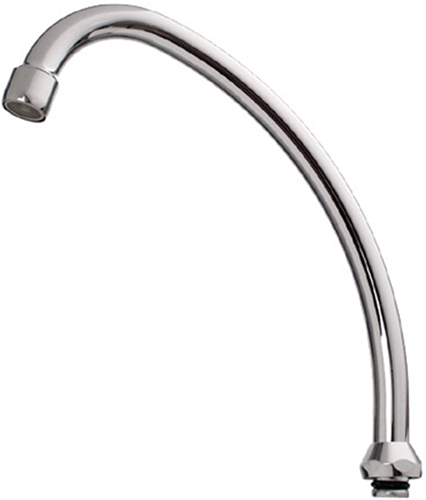 Kran z obrotową wylewką kukurydzianą, jednootworowy 200 mm - tec351204
