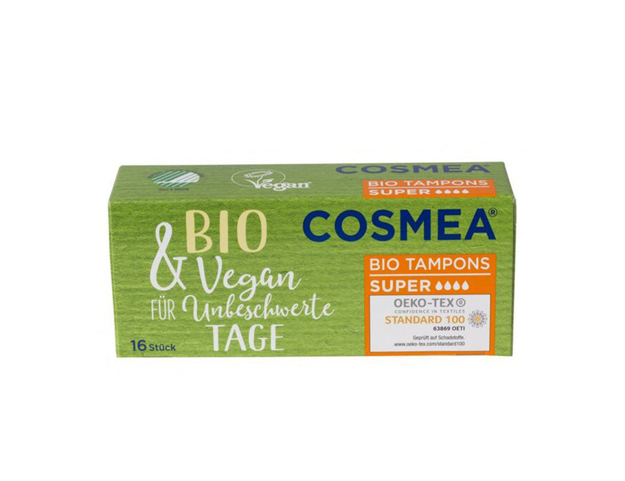 Organiczne tampony Cosmea - super - 16 sztuk