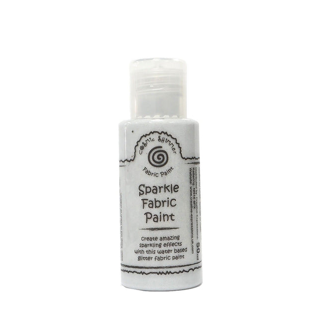 Kosmiczny połysk • Farba do tkanin blask srebrny połysk 50ml