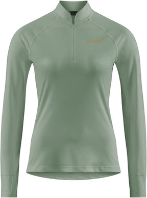 Cube half zip - damska koszulka z długim rękawem