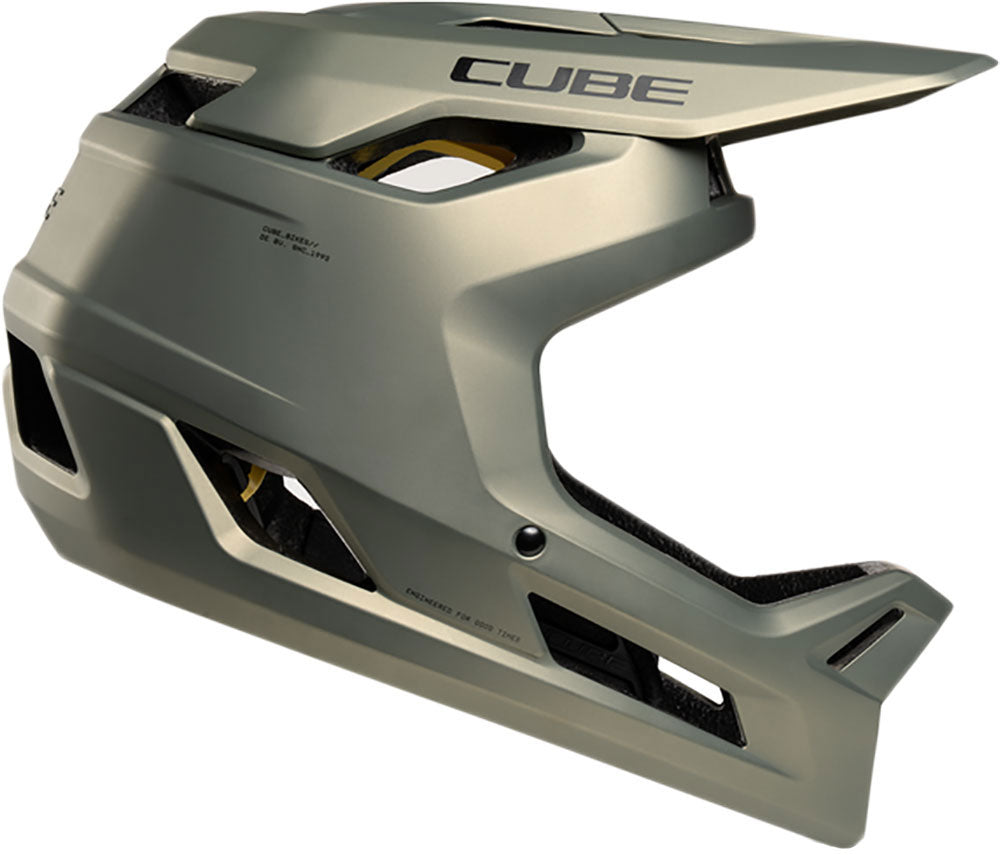 Cube zjazdowy tm - kask mtb integralny
