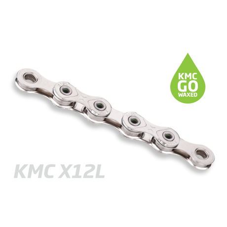Łańcuszek Kmc x12l srebrny 12 przegródek wosk 126gl