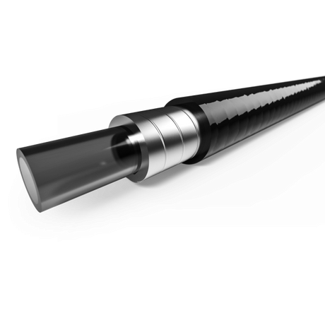 Elvedes rem outter kabel z podszewką teflonową Ø4,9 mm 10 metrów (rolka) - żółty