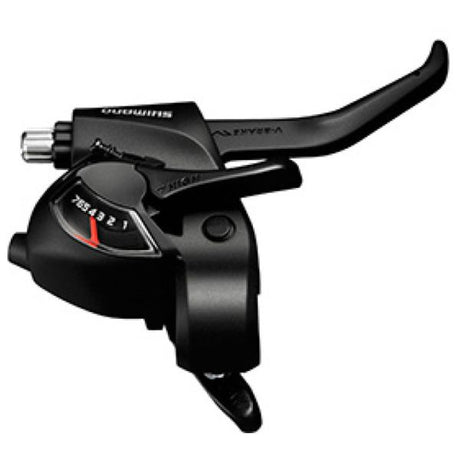 Manetka Shimano (prawa) z dźwignią hamulca 7-biegowa st-ef41 - czarna