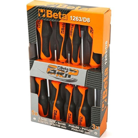 Zestaw śrubokrętny narzędzia beta 01263 D8 - 8 impreza