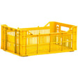 Urban Proof Rower Crate Helsinki Plastic 7L 30x20x11 CM Ocher Yellow