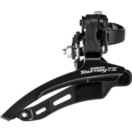 Przerzutka przednia Shimano 6 7-biegowa Tourney tz fd-tz510 - down swing - niski zacisk ø31,8 mm - 48t - czarny srebrny