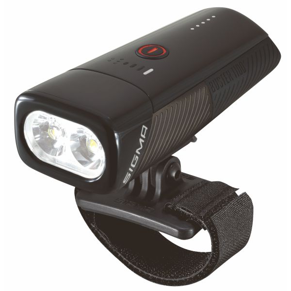 Sigma Reflight Buster 1100 LED Helmhuder -li -ion bateria USB