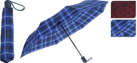 Składany parasol w kratkę 99x57cm