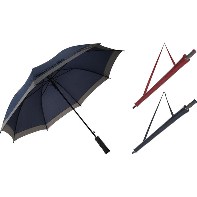 Parasol 104 cm w kolorze niebieskim lub bordowym