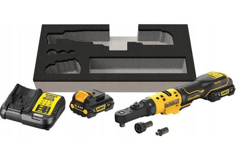 Dewalt ratelslangen 12v 1 4 3 8 hex 1 4 dcf500l2g 2x3,0ah