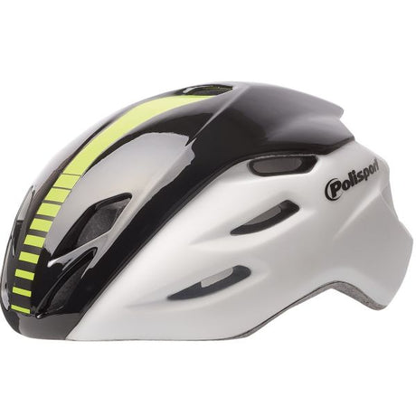 Kask Polisport Aero Road matowy biały połysk czarny żółty L 58-61cm