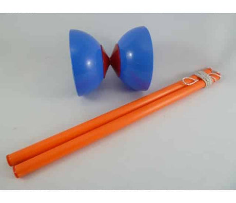 Bongers zabawka diabolo wykonana z plastiku w torbie 10x9 cm