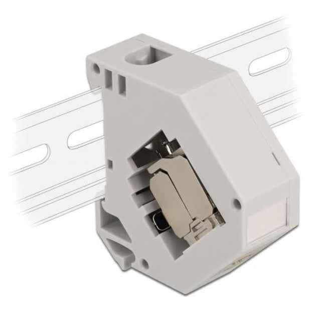 Adapter na szynę DIN z modułem Keystone