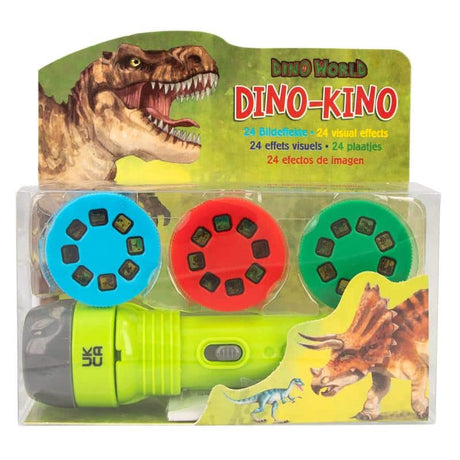 Depesche - dino world zaklantaarn met plaatjes