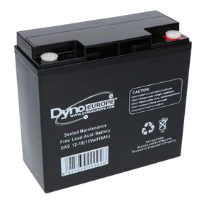 Dyno Europe Dyno prowadzą baterię 12 V 18ah