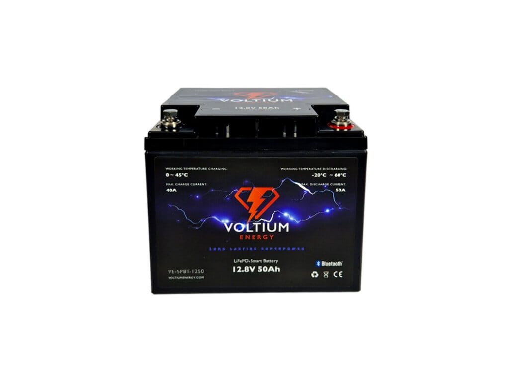 Voltium Energy LifePo4 Bateria 12,8 V 50ah Bluetooth