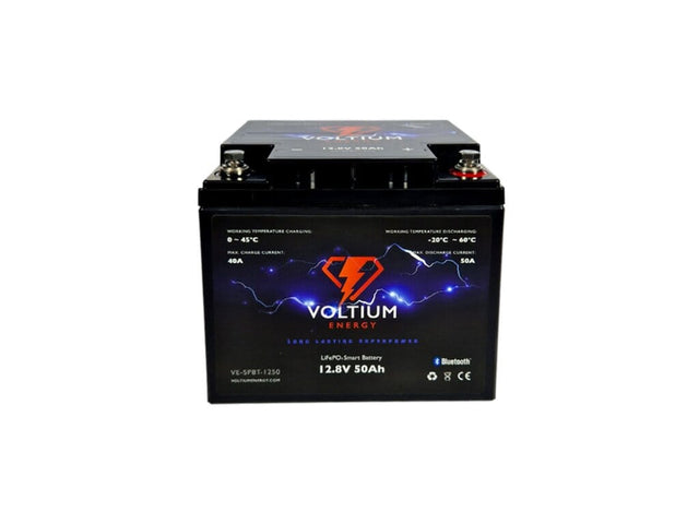 Voltium Energy LifePo4 Bateria 12,8 V 50ah Bluetooth