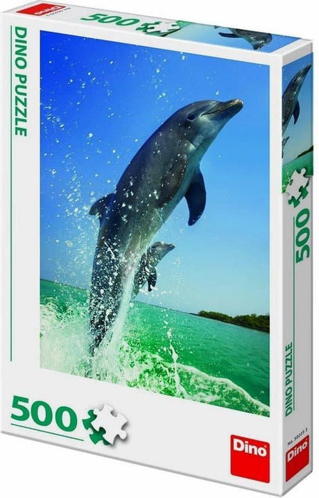 Puzzle Dinotoys - delfiny - 500 elementów